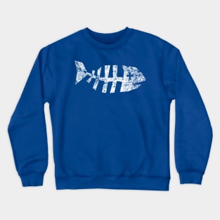 Dead Fish - Distressed Crewneck Sweatshirt